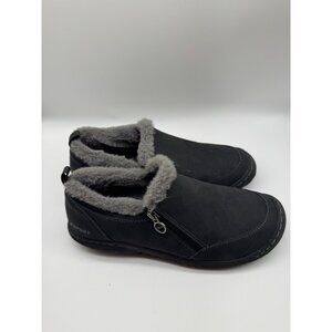 JBU Jsport Elenor Memory Foam Faux Fur Lined Shoes Bootie Size 8M